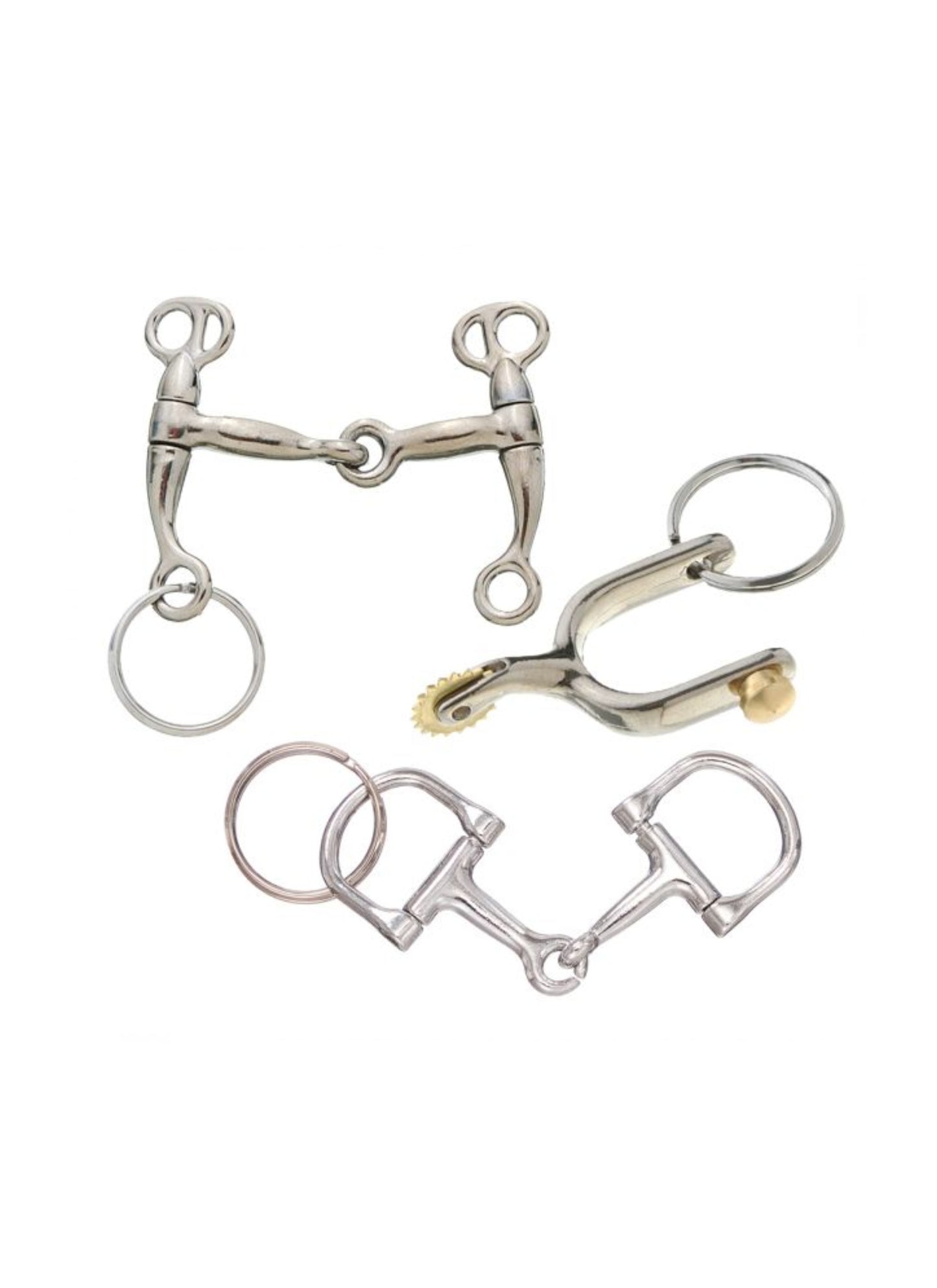 Paquet de 6 porte-clés à embouts et éperons