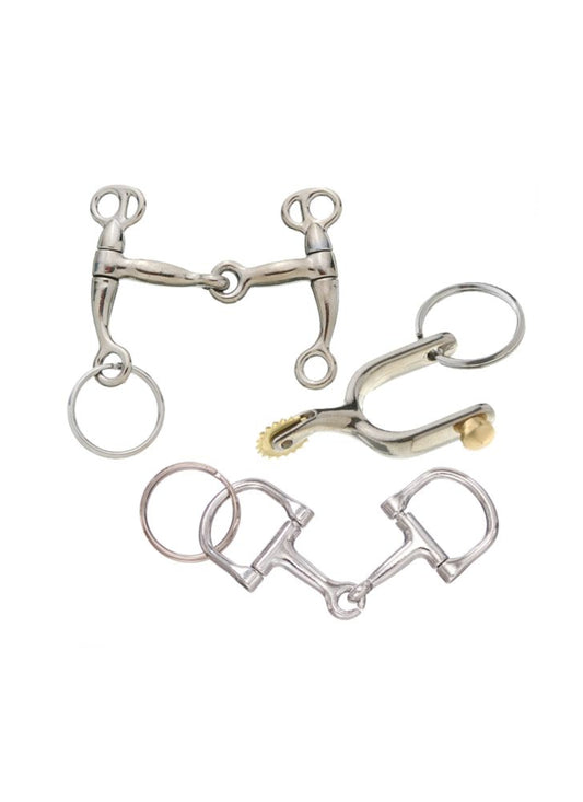 Paquet de 6 porte-clés à embouts et éperons