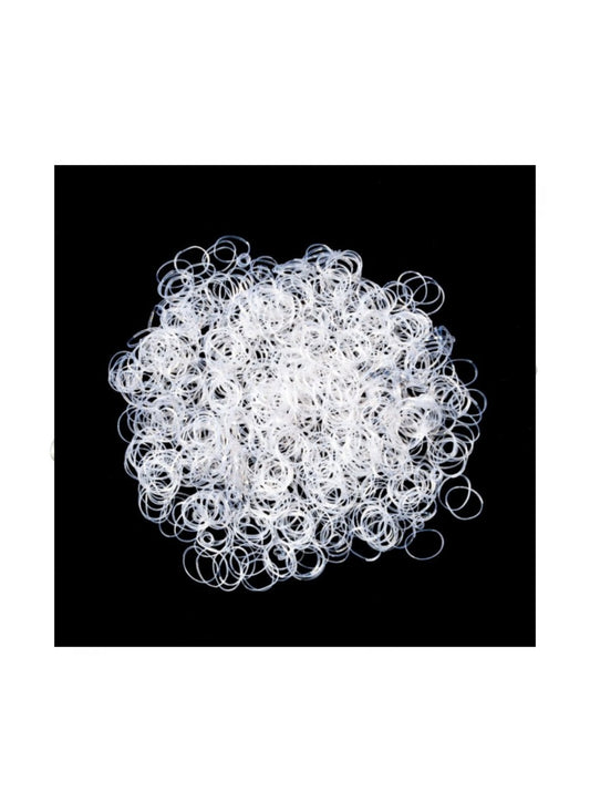 Bandes à paillettes transparentes