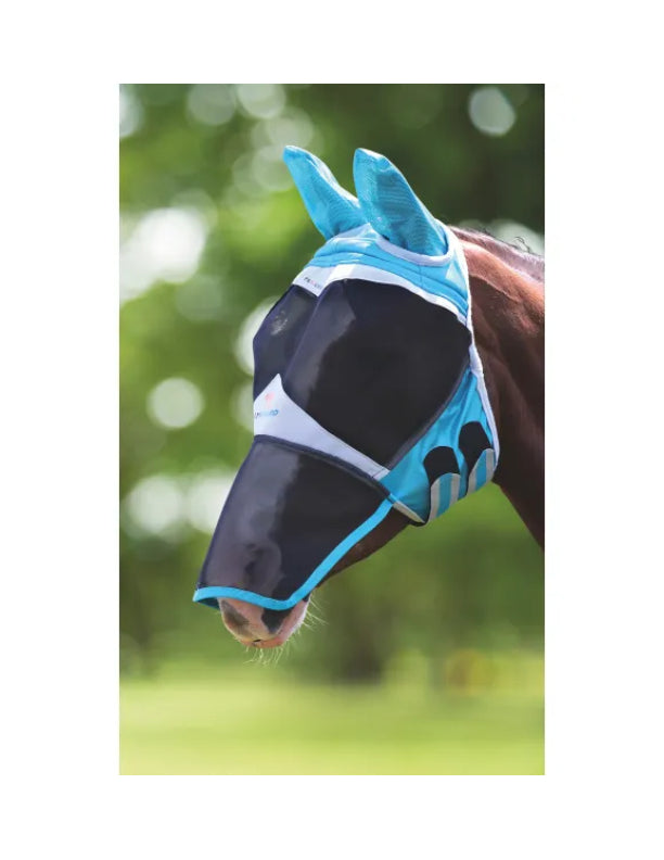 FlyGuard Pro Fine Mesh Fly Mask with Ears & Nose