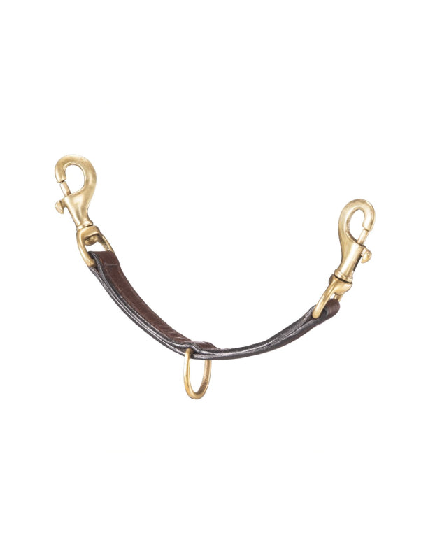 Leather Lunging Strap With Brass Hardware